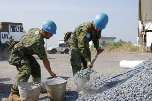 Road-building in South Sudan